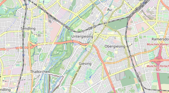 physical therapy on map