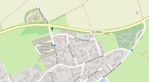 Physiotherapie auf Satellitenbild