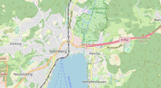 physical therapy on map