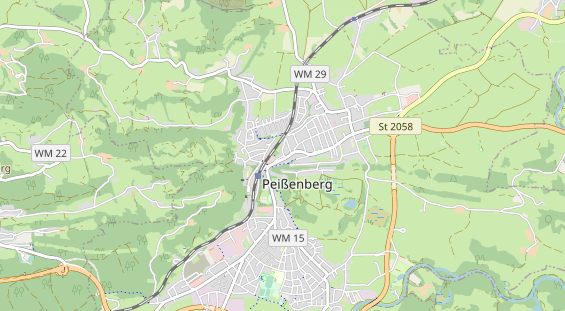 physical therapy on map
