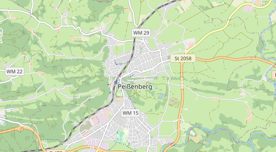 physical therapy on map