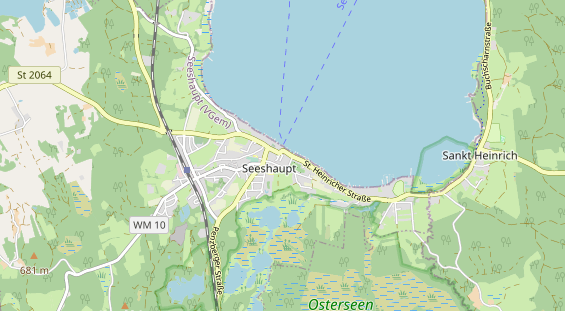 physical therapy on map