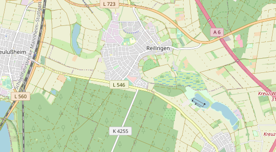 physical therapy on map