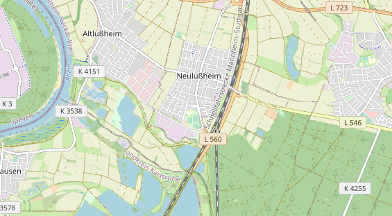 physical therapy on map