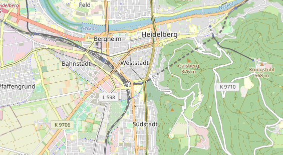 physical therapy on map