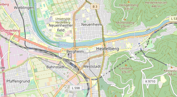 physical therapy on map