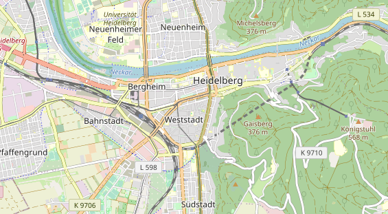 physical therapy on map