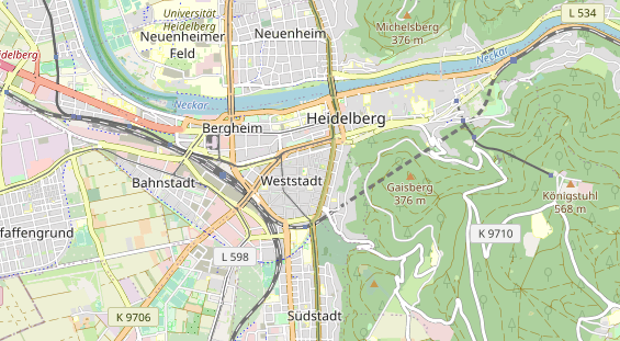 physical therapy on map