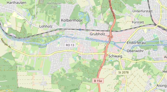 physical therapy on map