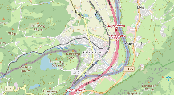 physical therapy on map