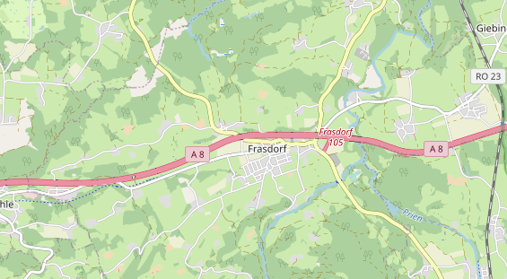 physical therapy on map