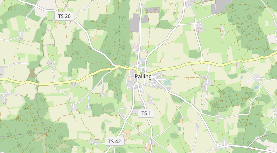 physical therapy on map