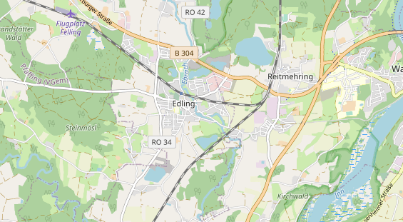 physical therapy on map