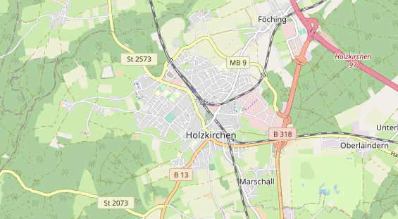 physical therapy on map