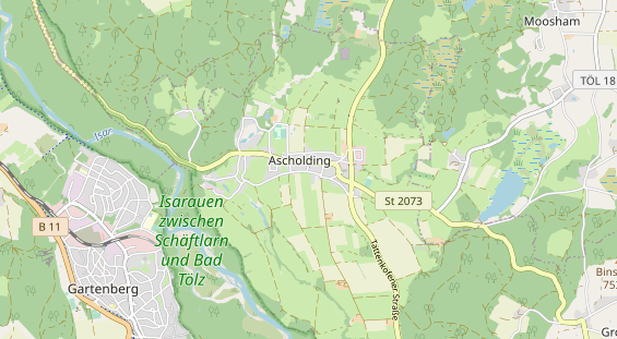 physical therapy on map