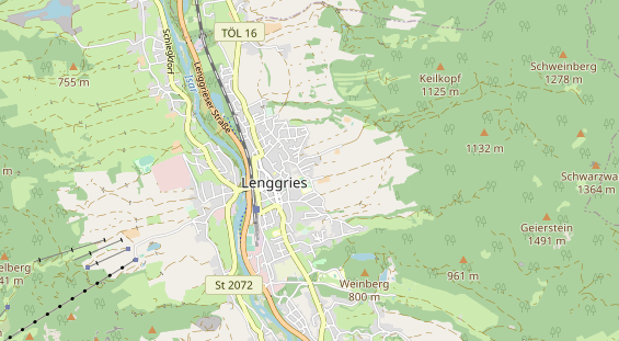 physical therapy on map