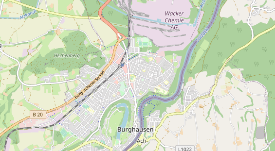 physical therapy on map