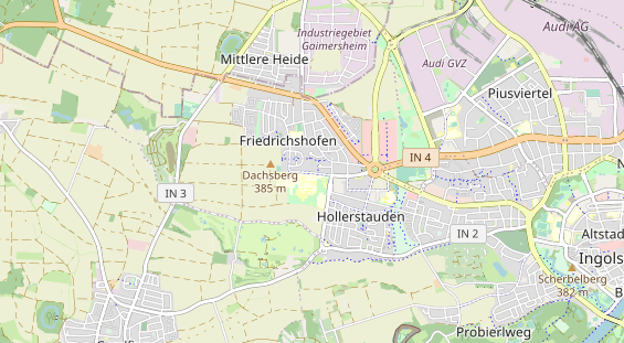 physical therapy on map