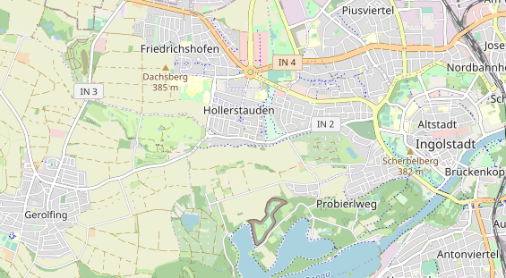 physical therapy on map