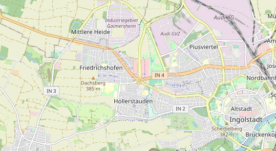 physical therapy on map