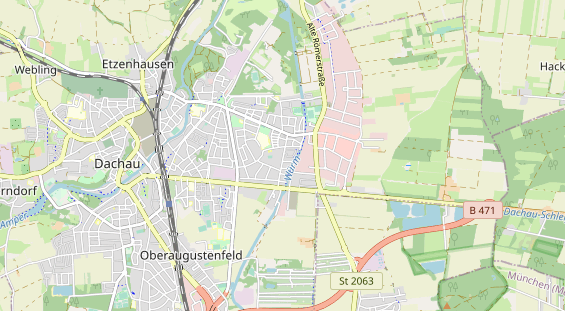 physical therapy on map