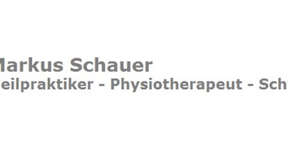 Physiotherapist - Therapieform: Osteopathie - Markus Schauer 