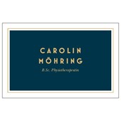 Physiotherapeut: Visitenkarte / Logo - Physiotherapie Carolin Möhring