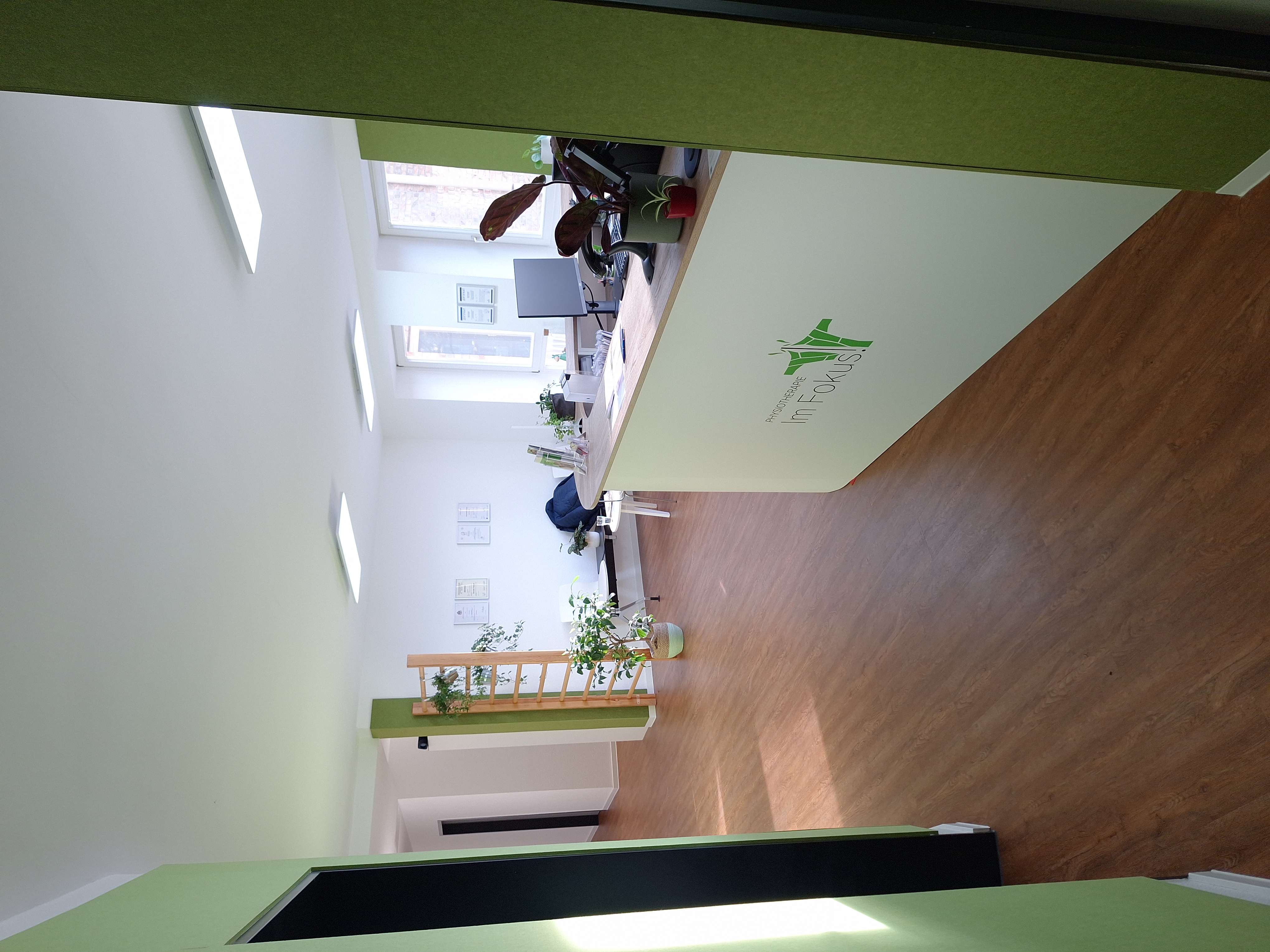 Physiotherapeut - Hamburg - Eingangsbereich - Im Fokus! Physiotherapie