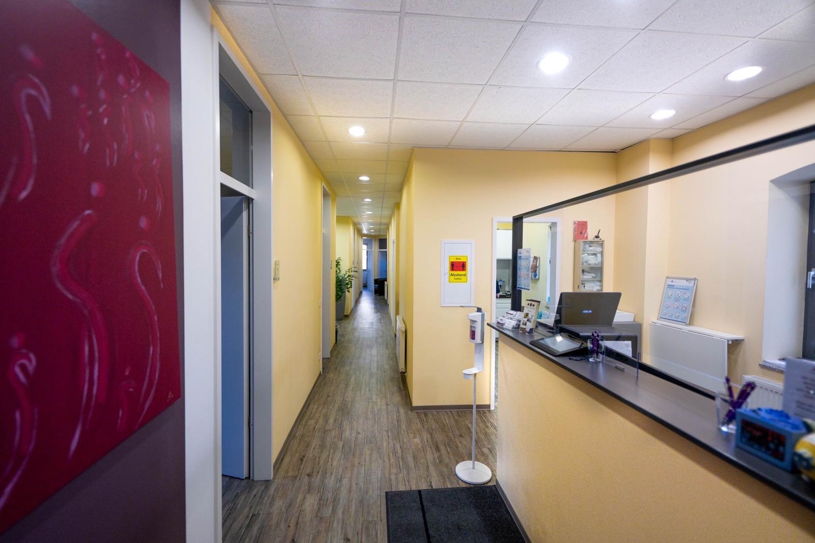 Physiotherapeut - Niederrhein - Empfang Zentrum - A-Line Physio GmbH