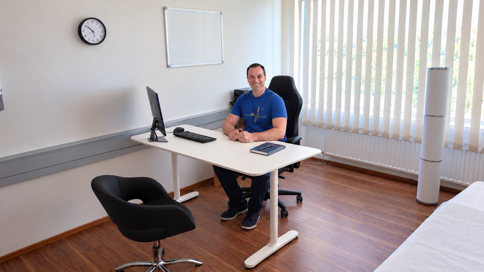 Physiotherapie: PhysioBerger – Beratung am Praxisschreibtisch in Amstetten - PhysioBerger