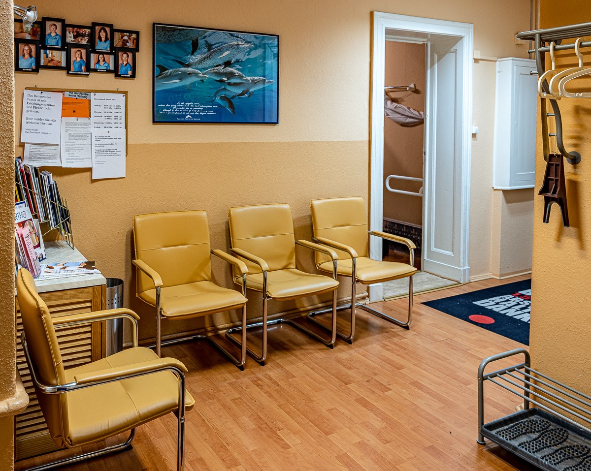 Praxis Osteophys Räumlichkeiten Wartebereich