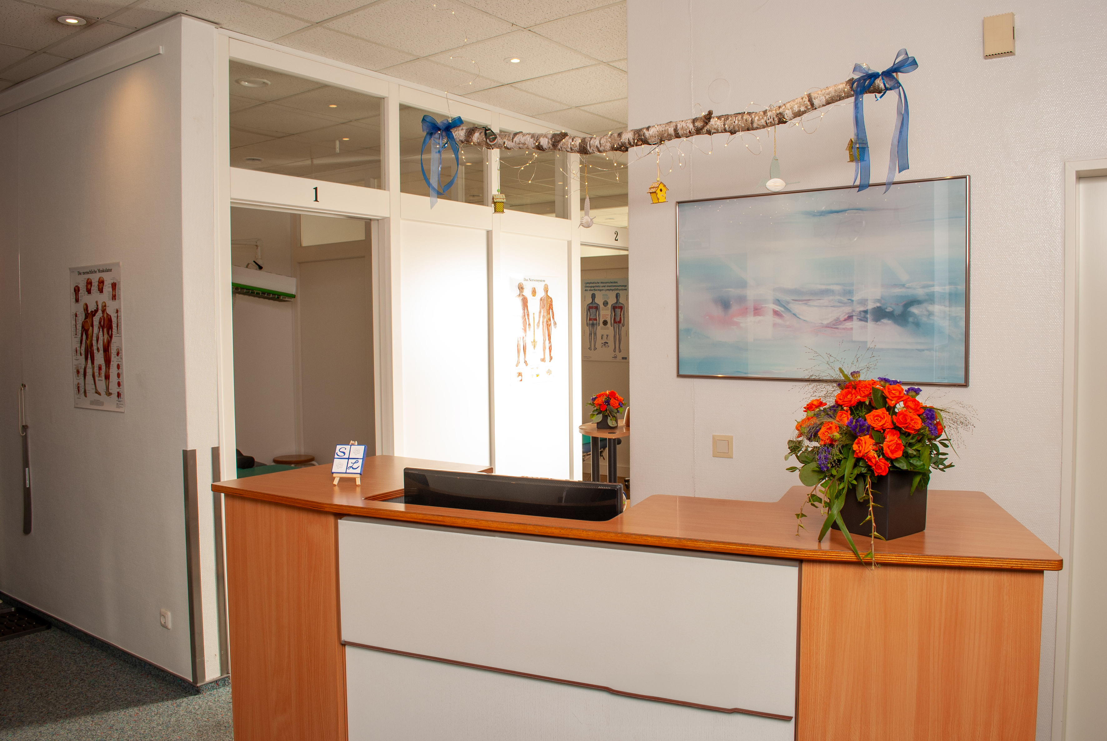 Physiotherapie Praxis Steve Laßow GbR Räumlichkeiten Anmeldung & Empfang