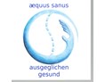 Physiotherapie: Mein Praxislogo - aequus sanus- ausgeglichen gesund  Heilpraktik & Physiotherapie Sara Mertz