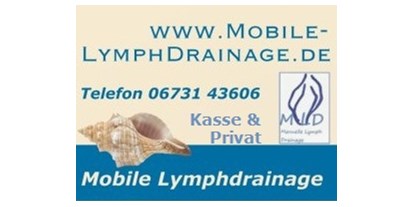 Physiotherapeut - Therapieform: Bewegungstherapie - Hessen Süd - Mobile Lymphdrainage 50km - alle Kassen (Physiopraxis)